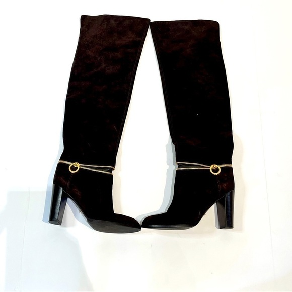 Sergio Rossi Shoes - Sergio Rossi over the knee sued boots